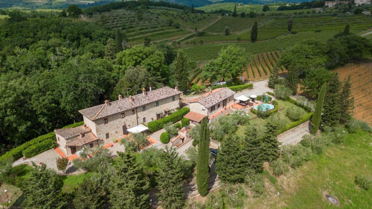 Sangiovese All'Aia Villa Gaiole in Chianti Exterior photo