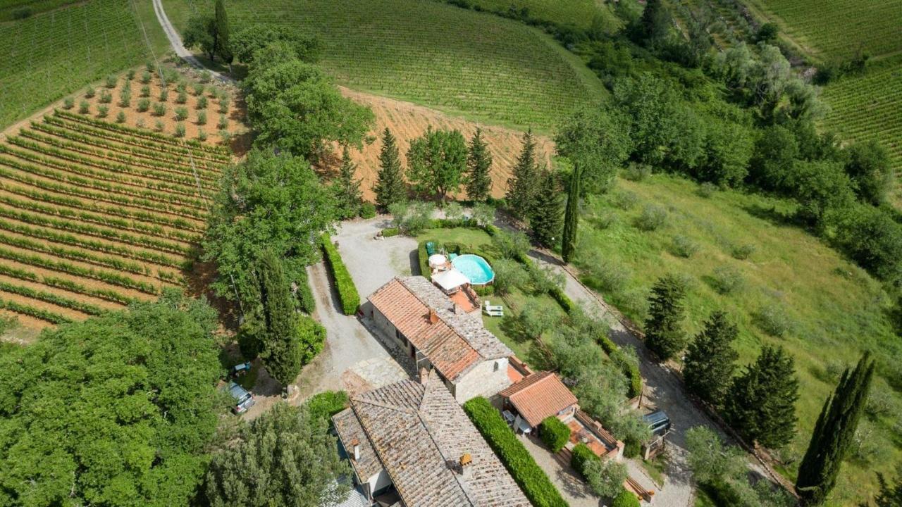 Sangiovese All'Aia Villa Gaiole in Chianti Exterior photo