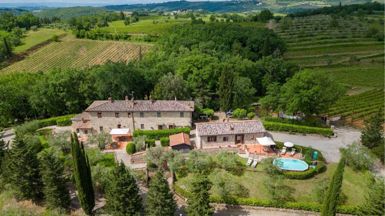 Sangiovese All'Aia Villa Gaiole in Chianti Exterior photo